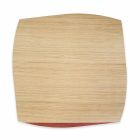 Placă pătrată modernă din lemn de stejar Made in Italy - Abraham Viadurini