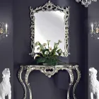 Oglinzi de perete, consolă de lemn și pian manual în Italia Giacomo Viadurini