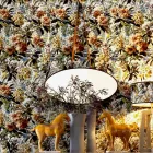 Oglinzi de perete / podele din lemn masiv Grilli York făcute în Italia Viadurini