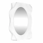 perete oglindă lapte alb Diva design modern, realizate în Italia Viadurini