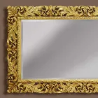 Oglinzi din lemn de perete cu linii moderne realizate manual în Italia Alex Viadurini