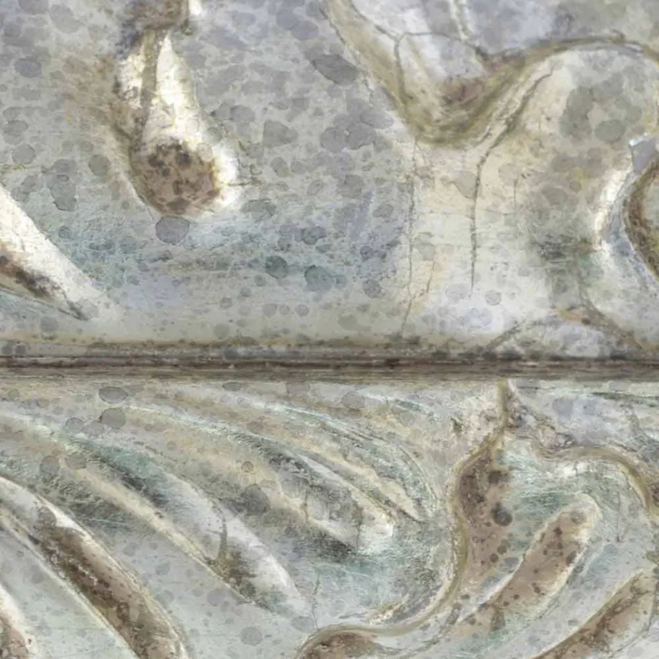 Oglinda de perete dreptunghiulară realizată manual în Italia de Nicolò Viadurini