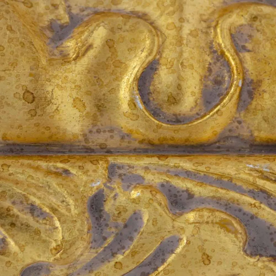 Oglinda de perete dreptunghiulară realizată manual în Italia de Nicolò Viadurini