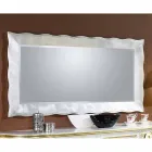 Oglinda de perete italiană dreptunghiulară realizată manual în Italia Simone Viadurini