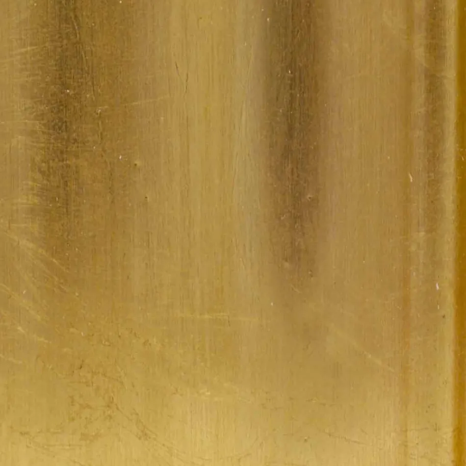 Oglinda de perete italiană dreptunghiulară realizată manual în Italia Simone Viadurini