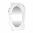 Oglindă transparentă Diva perete design modern, realizat în Italia Viadurini