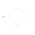 Oglindă cu fund din sticlă lăcuită gri porumbel gravat Made in Italy - oregano Viadurini