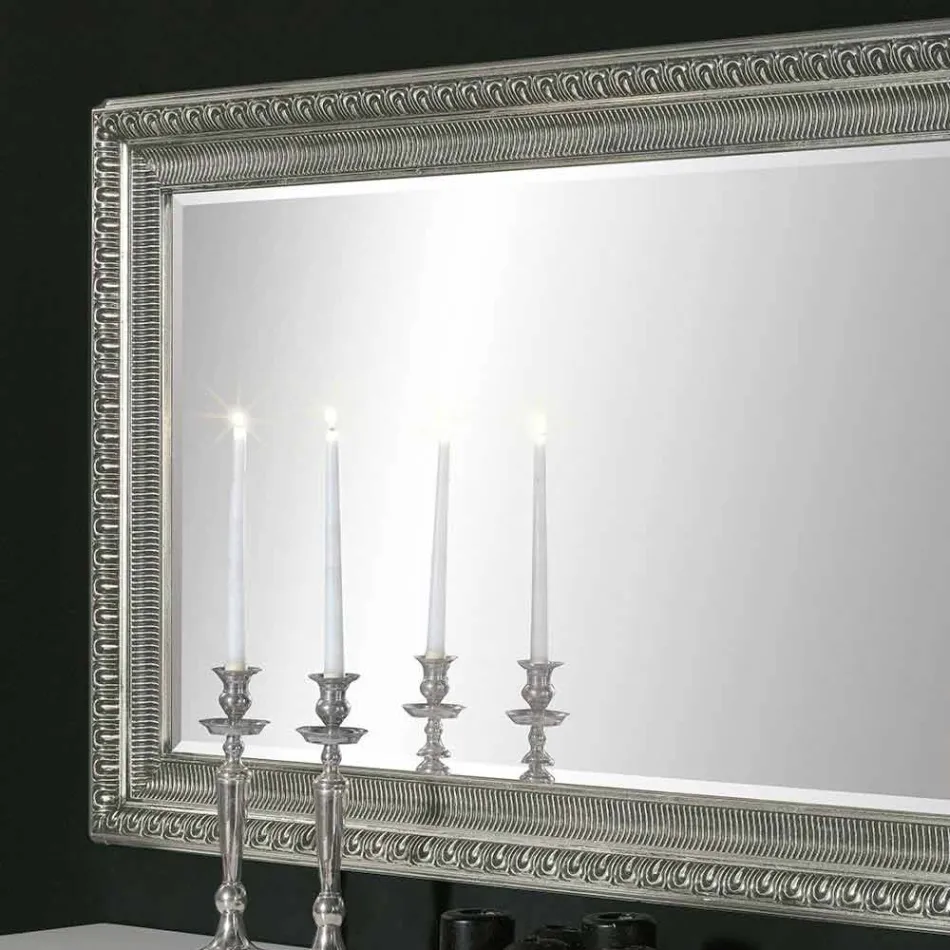 Claudio a realizat o oglindă modernă din lemn cu design modern Viadurini