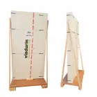 Man & Woman design modern Mdf oglinda de perete in forma de mana Viadurini