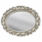 Oglinda de perete din brad din lemn realizat manual în Italia, Dario Viadurini