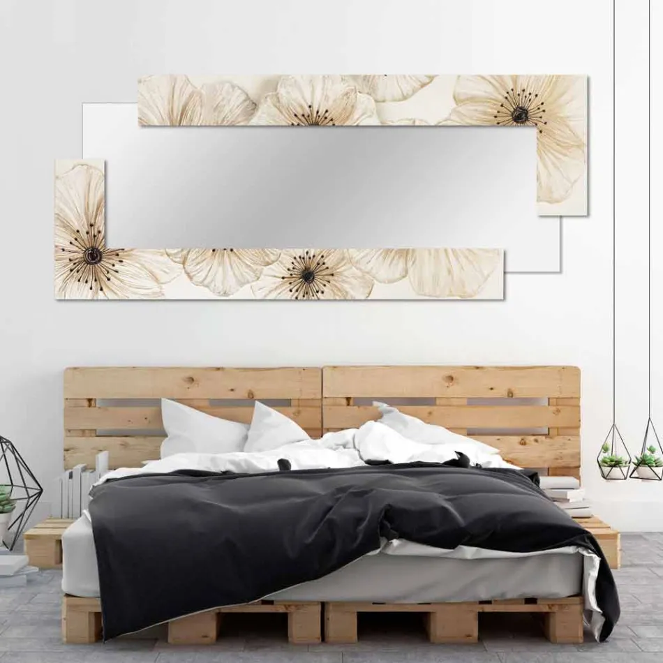 Oglinda moderna de perete din rasina produsa in Italia Sacile Viadurini