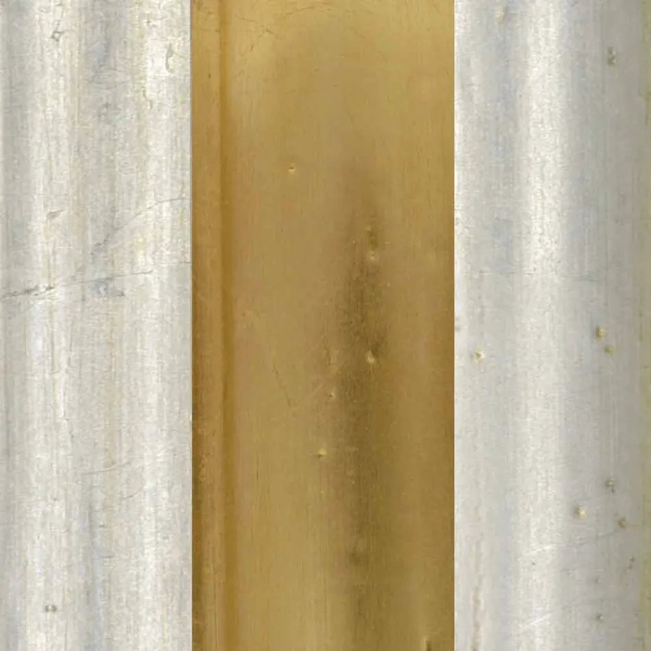 Oglinda de podea din lemn de brad cu piedestal din Italia Jonni Viadurini