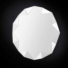 Oglinda de perete cu un design modern tri-dimensională de diamant Viadurini