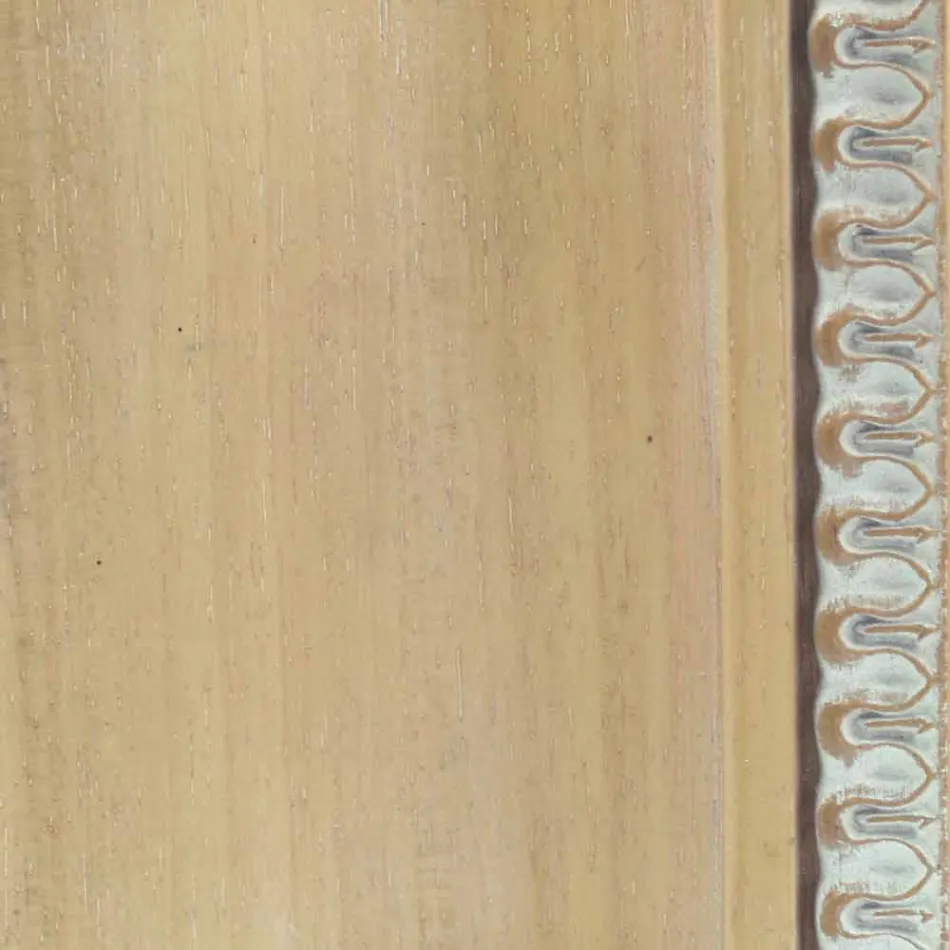 Oglinda de perete din lemn realizat manual din Italia Cristian Viadurini