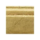 Oglinda dreptunghiulara in foita de aur cu oglinda la sol Made in Italy - Pele Viadurini