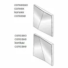 Oglindă modulară de perete cu oglinzi concave și convexe realizate în Italia - Alergie Viadurini