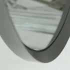 Oglindă rotundă de perete cu cadru lacat de design modern elegant - Odosso Viadurini
