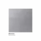 Oglindă de baie din imitație de aluminiu cu iluminare din spate Made in Italy - Palau Viadurini