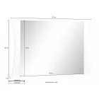 Oglinda Dormitor sau Intrare Perete Design Arcat 2 Dimensiuni - Sabine Viadurini