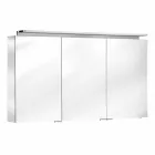 Oglindă modernă cu 3 uși pentru dulap cu rafturi interne - Bramo Viadurini