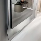 Oglindă cu ramă modelată disponibilă în 3 dimensiuni și 2 culori - Carolina Viadurini