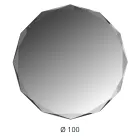 Oglindă gravată cu diamant și margine teșită - Excelsior Viadurini