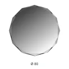 Oglindă gravată cu diamant și margine teșită - Excelsior Viadurini