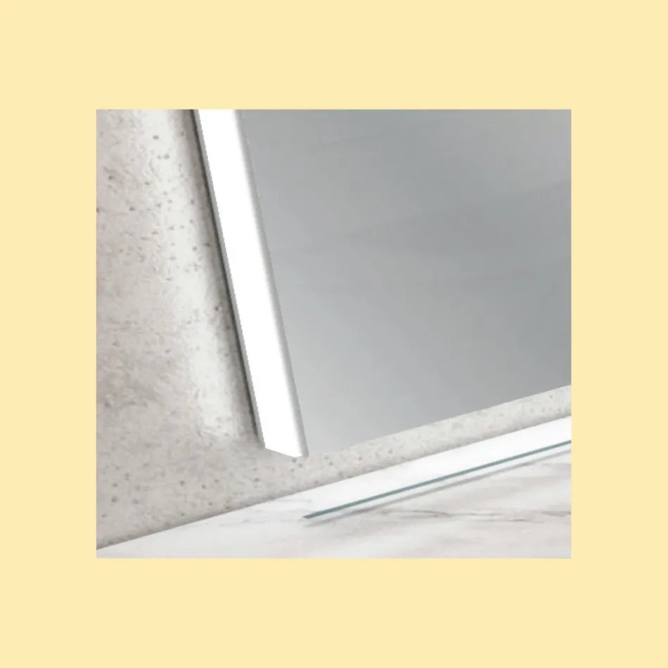 Oglindă cu iluminare ambientală de fundal Made in Italy - Gogh Viadurini