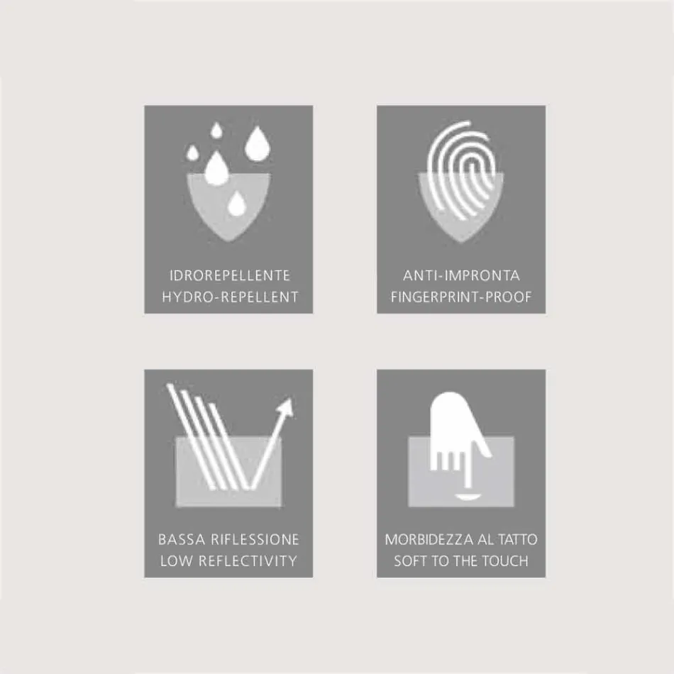 dulap oglindă cu baie de LED-uri cu 2 usi, design modern, Carol Viadurini