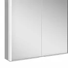 Oglindă de perete din aluminiu cu iluminare LED - Demon Viadurini