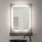 Dulap cu oglindă de perete din plexiglas tricolor, fabricat în Italia - Kiran Viadurini