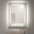 Dulap cu oglindă de perete din plexiglas tricolor, fabricat în Italia - Kiran Viadurini
