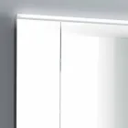 dulap oglindă cu LED-uri de iluminat cu 3 usi, design modern, Carol Viadurini
