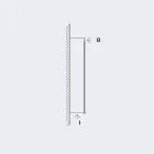 dulap oglindă cu LED-uri de iluminat cu 3 usi, design modern, Carol Viadurini