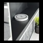 Container din lemn pentru oglinda cu oglinda dubla si lumini Made in Italy - Darwin Viadurini