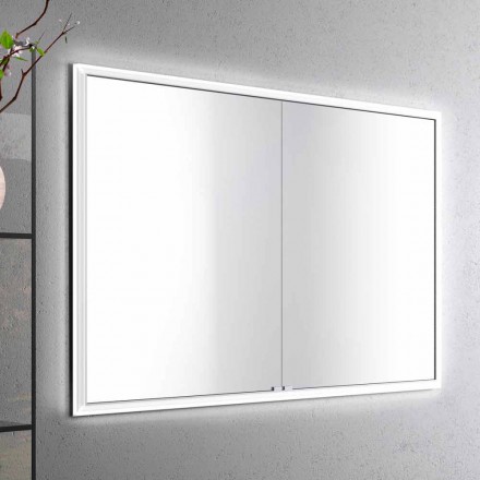 Oglinda LED pachet cu un design modern, 2 usi built-in, Adele Viadurini