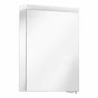 Oglindă modernă pentru containere cu ușă articulată și iluminare cu LED - Alfio Viadurini