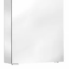 Oglindă modernă de depozitare cu rafturi de cristal și lumină LED - Bramo Viadurini