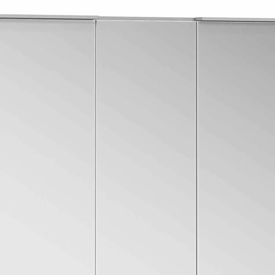 Container modern cu oglindă încastrată cu lumină LED și tastatură tactilă - Demon Viadurini