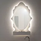 Dulap cu oglindă din plexiglas cu iluminare din spate, fabricat în Italia - Leira Viadurini