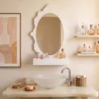 Dulap cu oglindă din plexiglas cu iluminare din spate, fabricat în Italia - Leira Viadurini