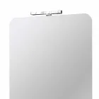 Oglindă de baie de perete cu lampă LED cu design modern Fabricat în Italia - Guido Viadurini