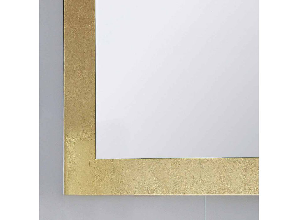 Baie rama de sticla oglinda decorate Pascal frunze de aur