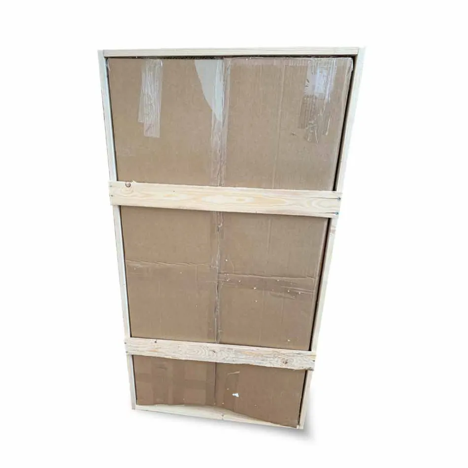 Oglindă de perete cu iluminare de fundal LED pe 4 laturi Made in Italy - Romio Viadurini