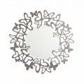 Oglindă circulară de perete de design modern din fier fabricat în Italia - Stelio