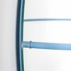 Oglindă de perete cu suport modern pentru oțel fabricat în Italia - Chioccia Viadurini