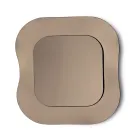 Oglindă de perete cu ramă din sticlă fuzionată, fabricată în Italia - Adored Viadurini