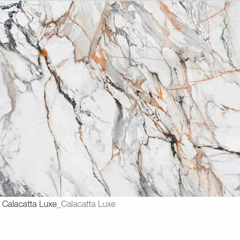 Oglindă de perete cu inserție din lemn sau ceramică Made in Italy - Montecarlo Viadurini