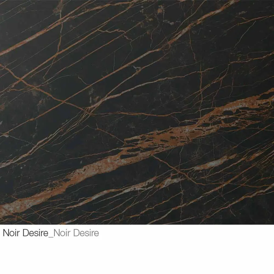 Oglindă de perete cu inserție din lemn sau ceramică Made in Italy - Montecarlo Viadurini