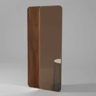 Oglindă de perete cu inserție din lemn sau ceramică Made in Italy - Montecarlo Viadurini